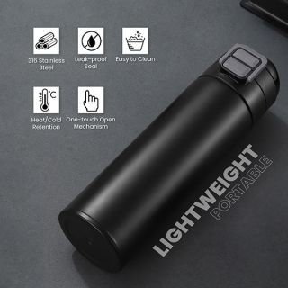 DUCK Dual Lid 316 S.Steel Bottle with Straw - 520ml 05