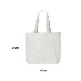 Duo Tone Canvas Bag Webbing Handle - 12oz (350x400x100) 05