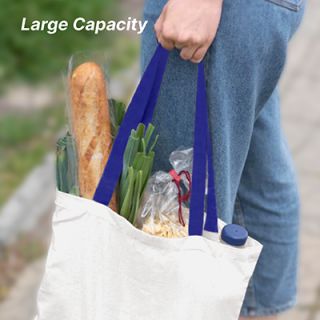 Duo Tone Canvas Bag Webbing Handle - 12oz (350x400x100) 04