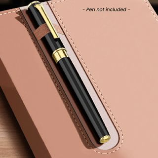 Duo Tone PU A5 Notebook with Pen Loop 03