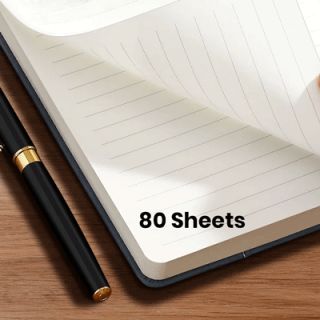Duo Tone PU A5 Notebook with Pen Loop 04