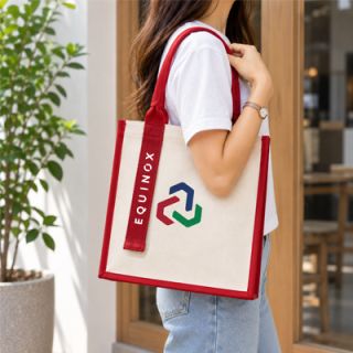DuoTone Canvas Bag with Strap - 12oz (350x300x150) 02