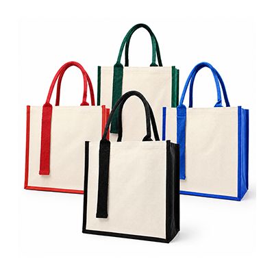 DuoTone Canvas Bag with Strap - 12oz (350x300x150)