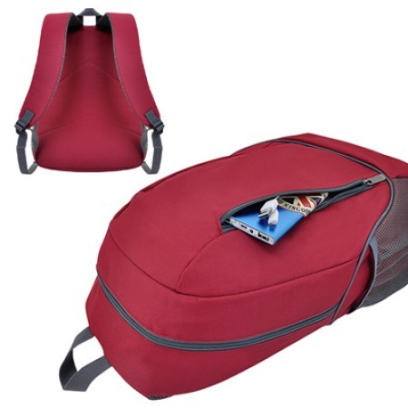 Toned Zippered Casual Backpack 05