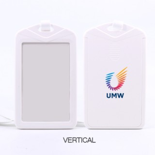Slide Up ID Tag Holder