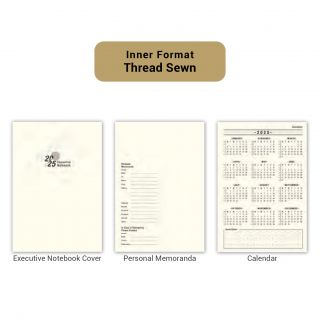 Trifold Metal Executive PU Organizer 12