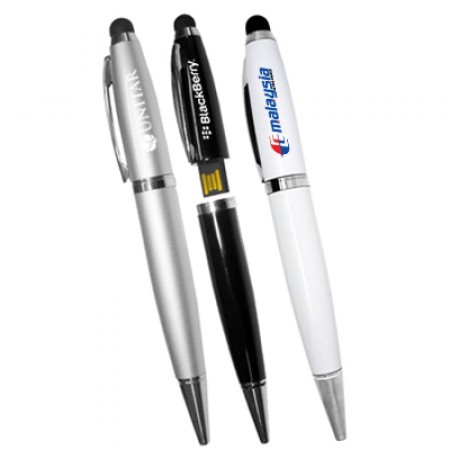 Promo USB Flash Drive Ball Pen with Stylus - 8GB 01