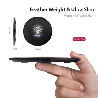 LED Light Up Logo - 10W Fast Charging Wireless Charger 05