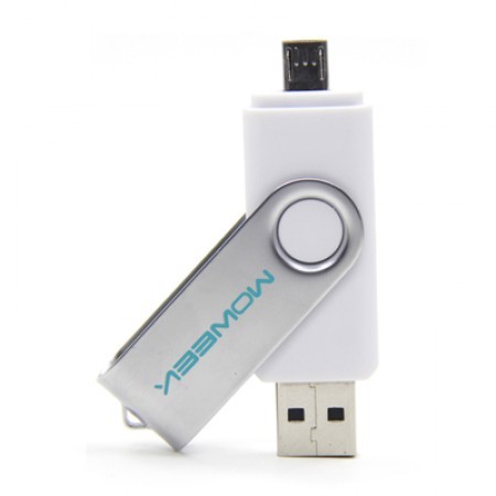 USB Flash Drive w/ Micro USB for Smartphone - 4GB 01