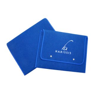 16" Wool Felt Snap Closure Pouch