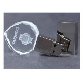 Heart Shaped Crystal USB Flash Drive - 4GB 03