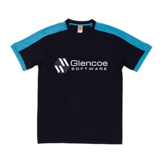 OS Quick Dry Polyester Interlock V-Neck 150gsm T-Shirt 04
