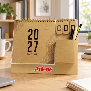ECO Countdown Wire-O Desk Calendar 2027 02