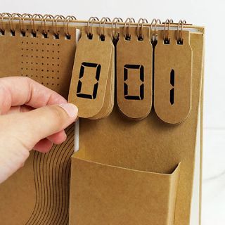 ECO Countdown Wire-O Desk Calendar 2027 08