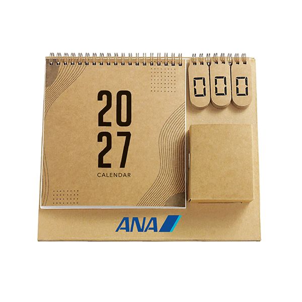 ECO Countdown Wire-O Desk Calendar 2027