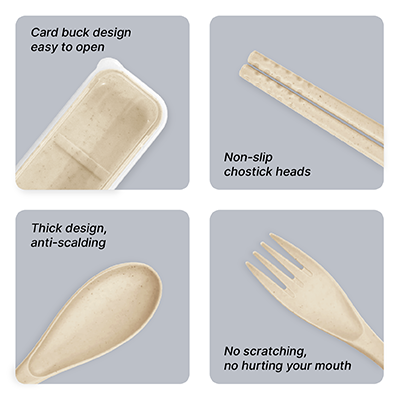 ECO Wheat 3-in-1 Cutlery Set 05