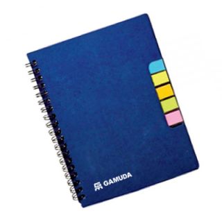 Eco Recycled Notebook with Pen and Sticky Note 04
