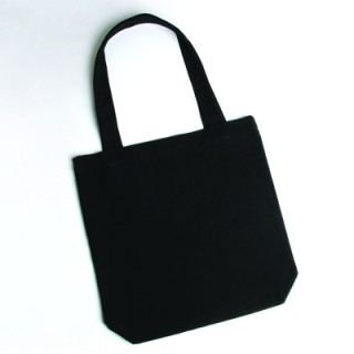 Black Canvas Tote Bag - 12oz 05