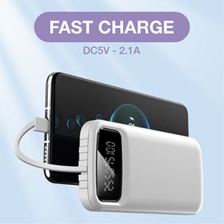 Power Bank 2.1A Fast Charge with Digital Display - 10000mAh 11