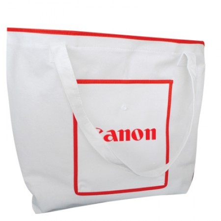 Foldable Two-Tone Durable Bamboo Tote Bags (490x365x140) 07