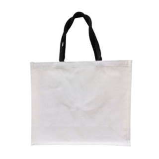 Color Handle Laminated Canvas Bag (400x350x160) 04