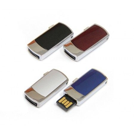 Mini Slide Up Metallic USB Flash Drive - 4GB | Corporate Gifts ...