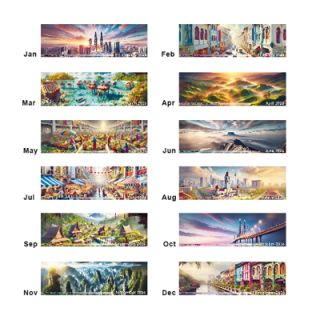 Enchanting Malaysia Calendar 2026 03