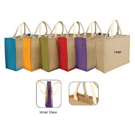 Great Natural Jute Grocery Bag (410x315x140) | Jute Bag Supplier ...