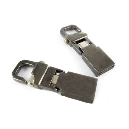 Metal Hook OTG Micro USB for Smartphone - 8GB 01
