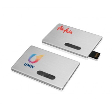 Mini Aluminium Card USB Flash Drive - 4GB 01