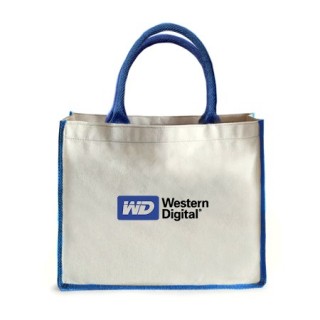 Colour Strip Laminated Canvas Bag - 10oz (350x400x150) 02