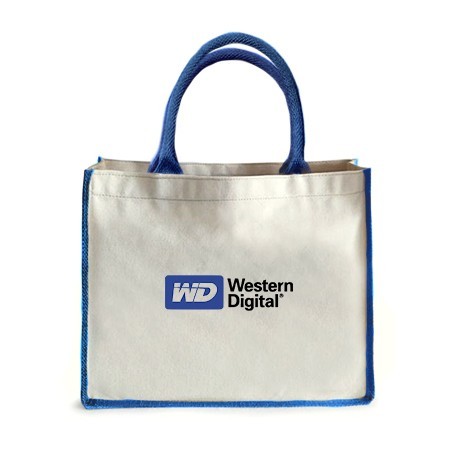 Colour Strip Laminated Canvas Bag - 10oz (350x400x150) 03