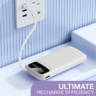 Power Bank 2.1A Fast Charge with Digital Display - 10000mAh 07
