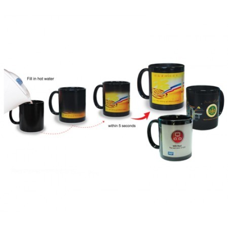 Grade A Black Magic Heat Ceramic Mug - 400ml 01