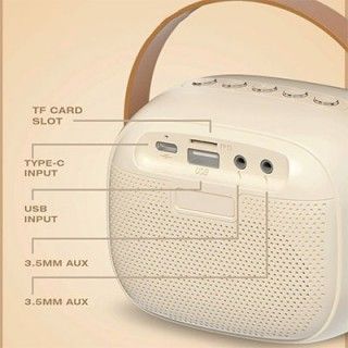 Portable Karaoke Bluetooth Speaker with Microphone 08