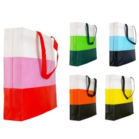 Tri Colour Non-Woven Bag - 100gsm (400x375x100) 01