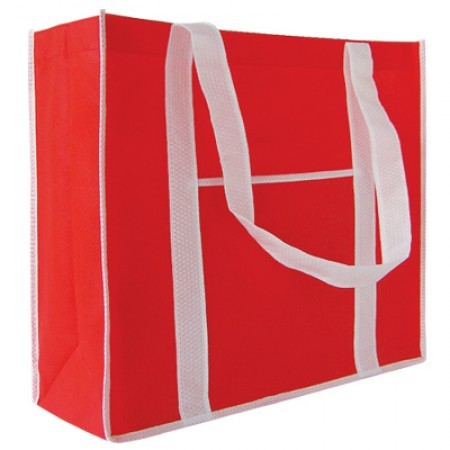 Tone Non-Woven Tote Bag with Pocket - 100gsm (375x330x125) 05
