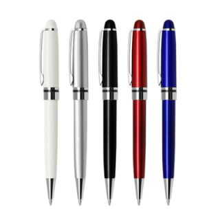 Cambridge - Push Action Ball Plastic Pen -Black Ink