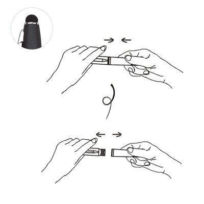 GENEVA USB Flash Drive Ball Pen with Stylus - 8GB 08
