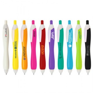 Bubble - Push Action Ball Plastic Pen 04