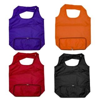 Zipper Foldable Nylon Shopping Bag
