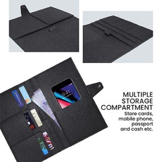 Felt Passport Multi-purpose Pouch with Pen Loop 05