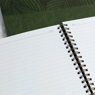 Fernleaf Wire-O PU Leather Notebook - A5 Size 05