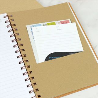 Fernleaf Wire-O PU Leather Notebook - A5 Size 06