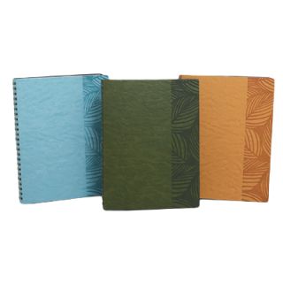 Fernleaf Wire-O PU Leather Notebook - A5 Size