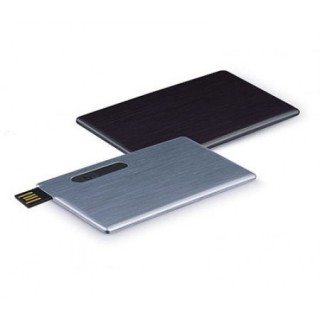 Mini Aluminium Card USB Flash Drive - 4GB