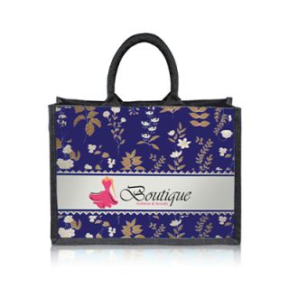 Flora Laminated Canvas Bag (320x410x180) 03