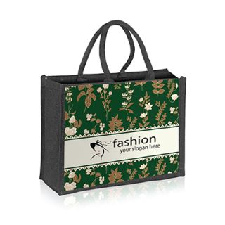 Flora Laminated Canvas Bag (320x410x180) 04