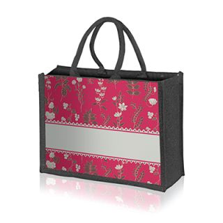 Flora Laminated Canvas Bag (320x410x180) 05
