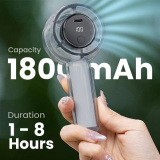 FLOW Handheld LED Mini Fan - 1800mAh 04